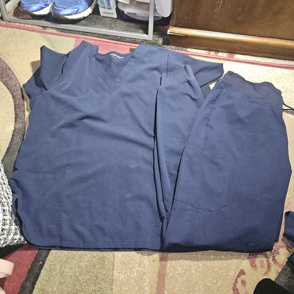 Navy Mandala Scrubs
